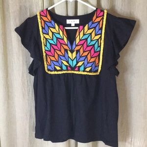 Medium THML Embroidered Top